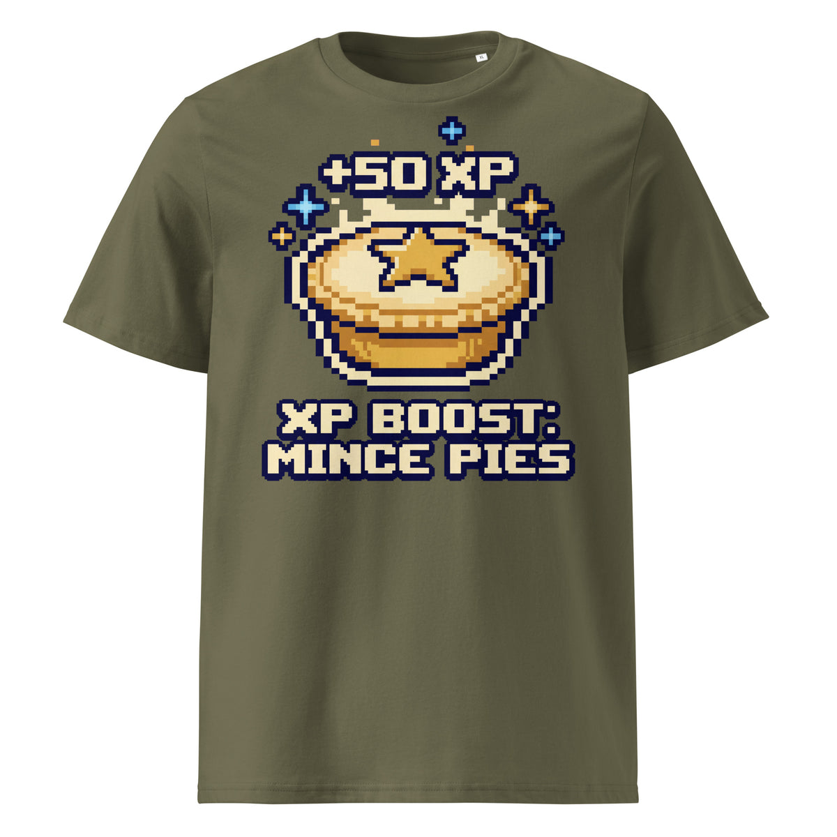 XP Boost: Mince Pies Christmas T-Shirt - Ricki Robin