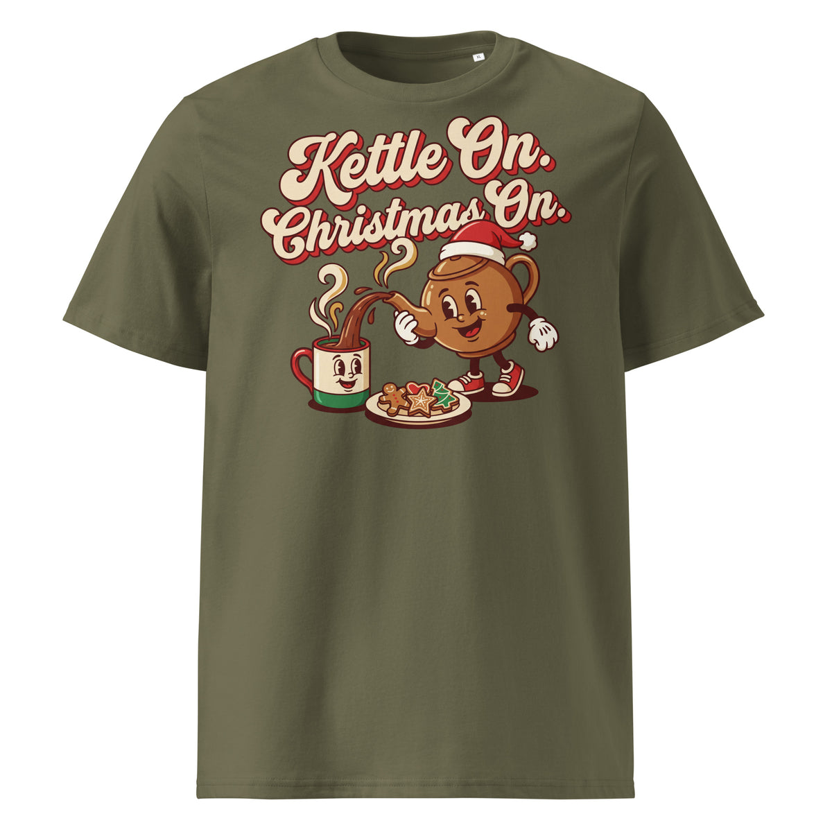 Kettle On. Christmas On. T-Shirt - Ricki Robin