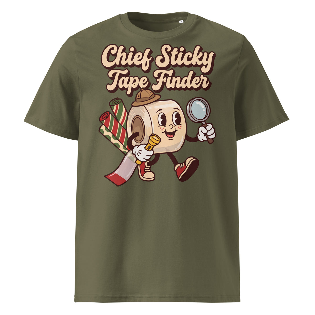 Chief Sticky Tape Finder Christmas T-Shirt - Ricki Robin