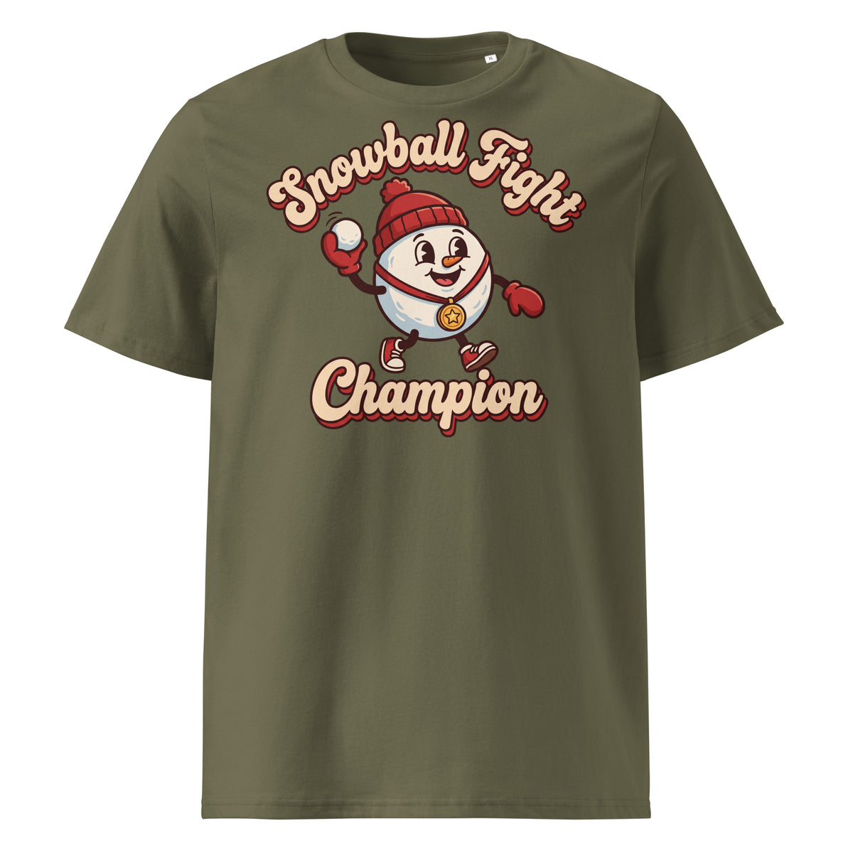 Snowball Fight Champion Christmas T-Shirt - Ricki Robin