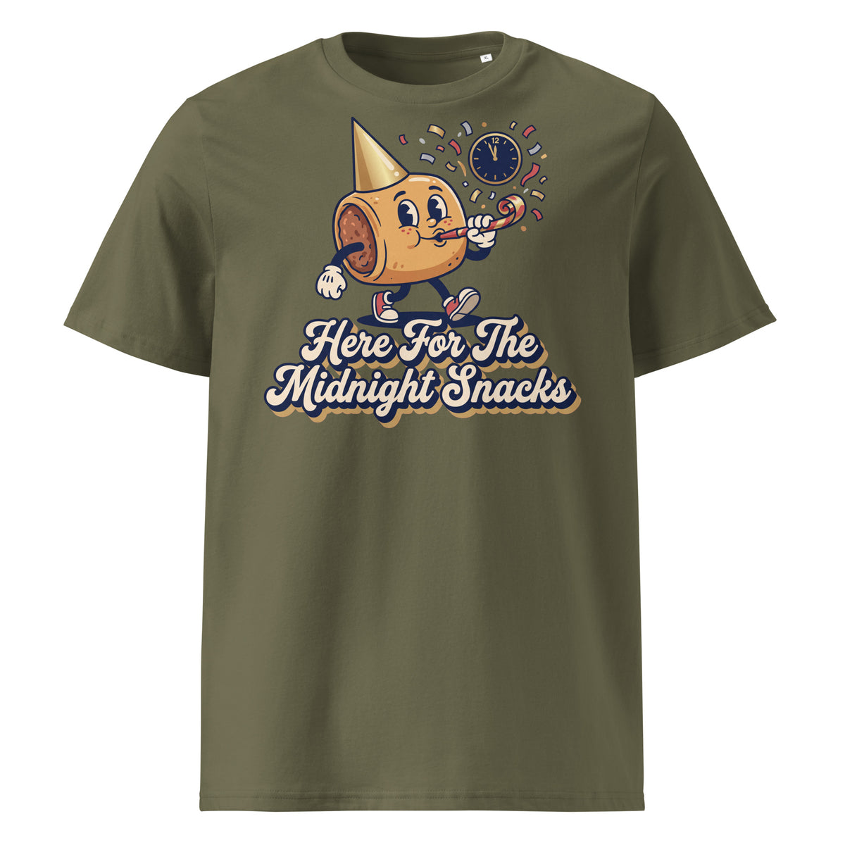 Here For The Midnight Snacks New Year T-Shirt - Ricki Robin