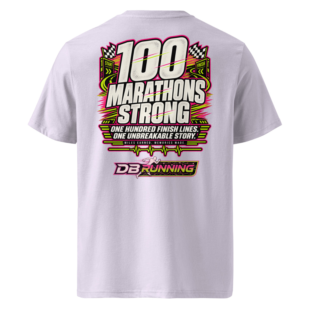 100 Marathons Strong - T-Shirt - DB Running