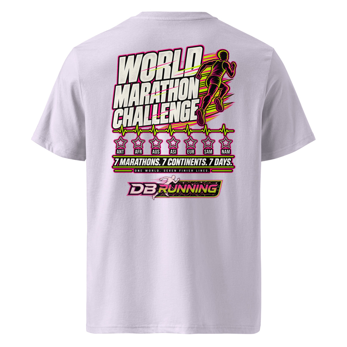 World Marathon Challenge Male - T-Shirt - DB Running