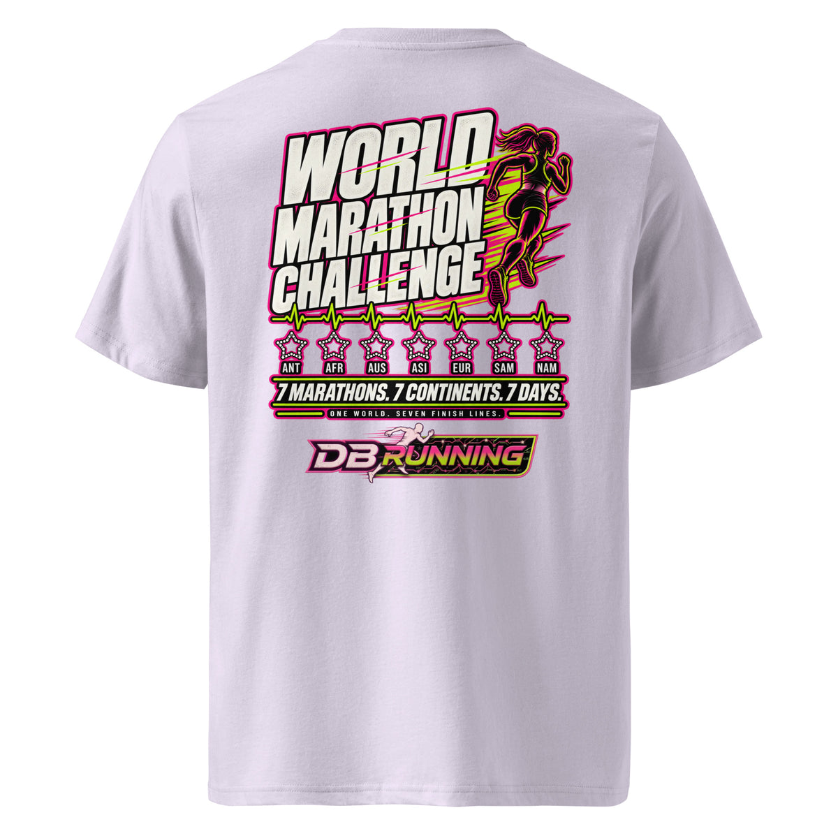 World Marathon Challenge Female - T-Shirt - DB Running