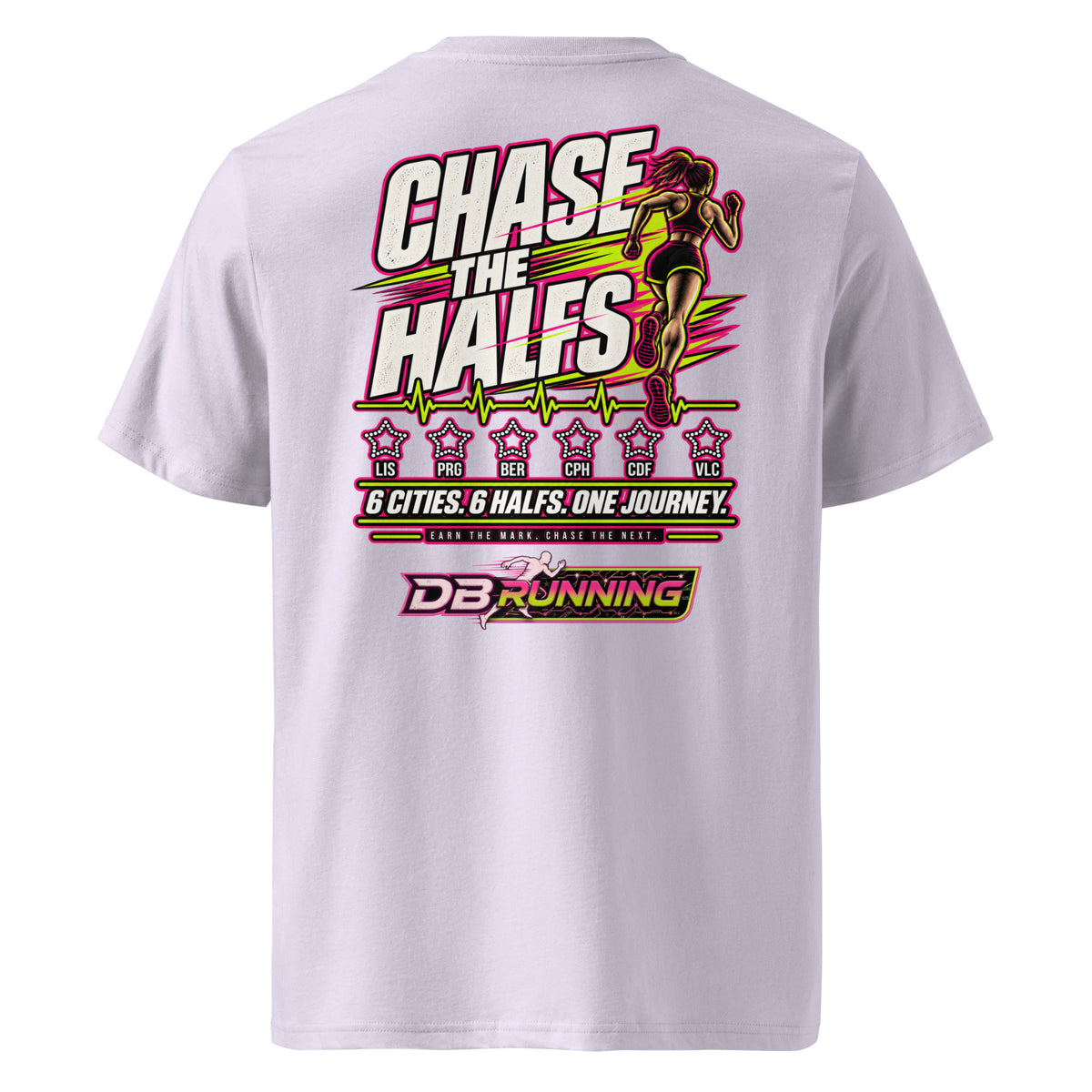 Chase the Halfs Female - T-Shirt - DB Running