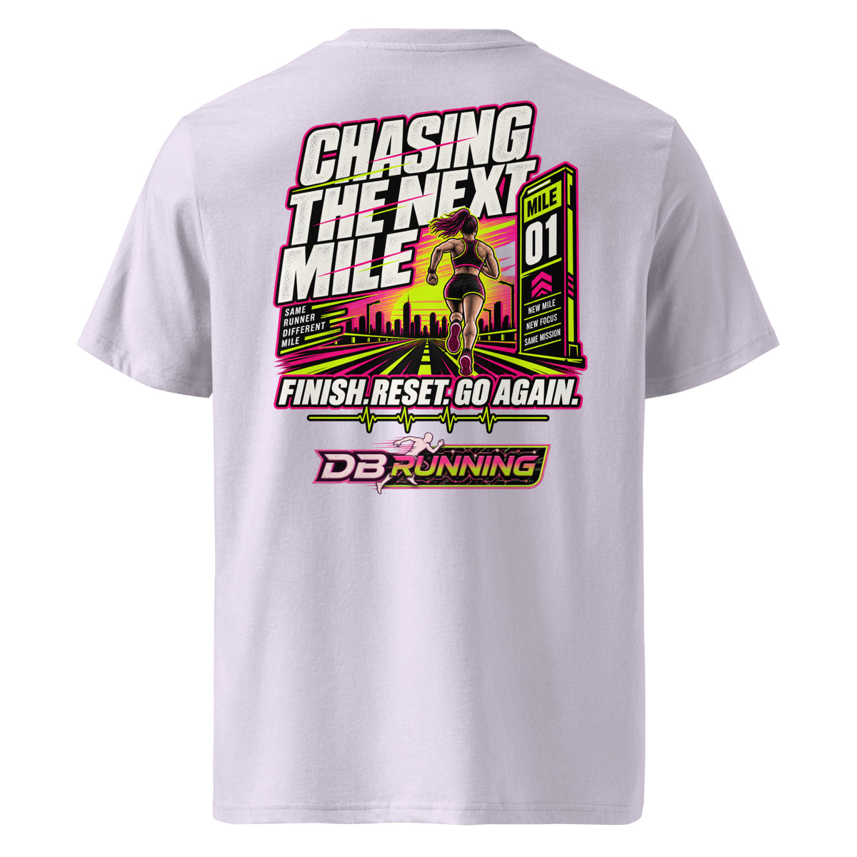 Chasing the Next Mile Female - T-Shirt - DB Running