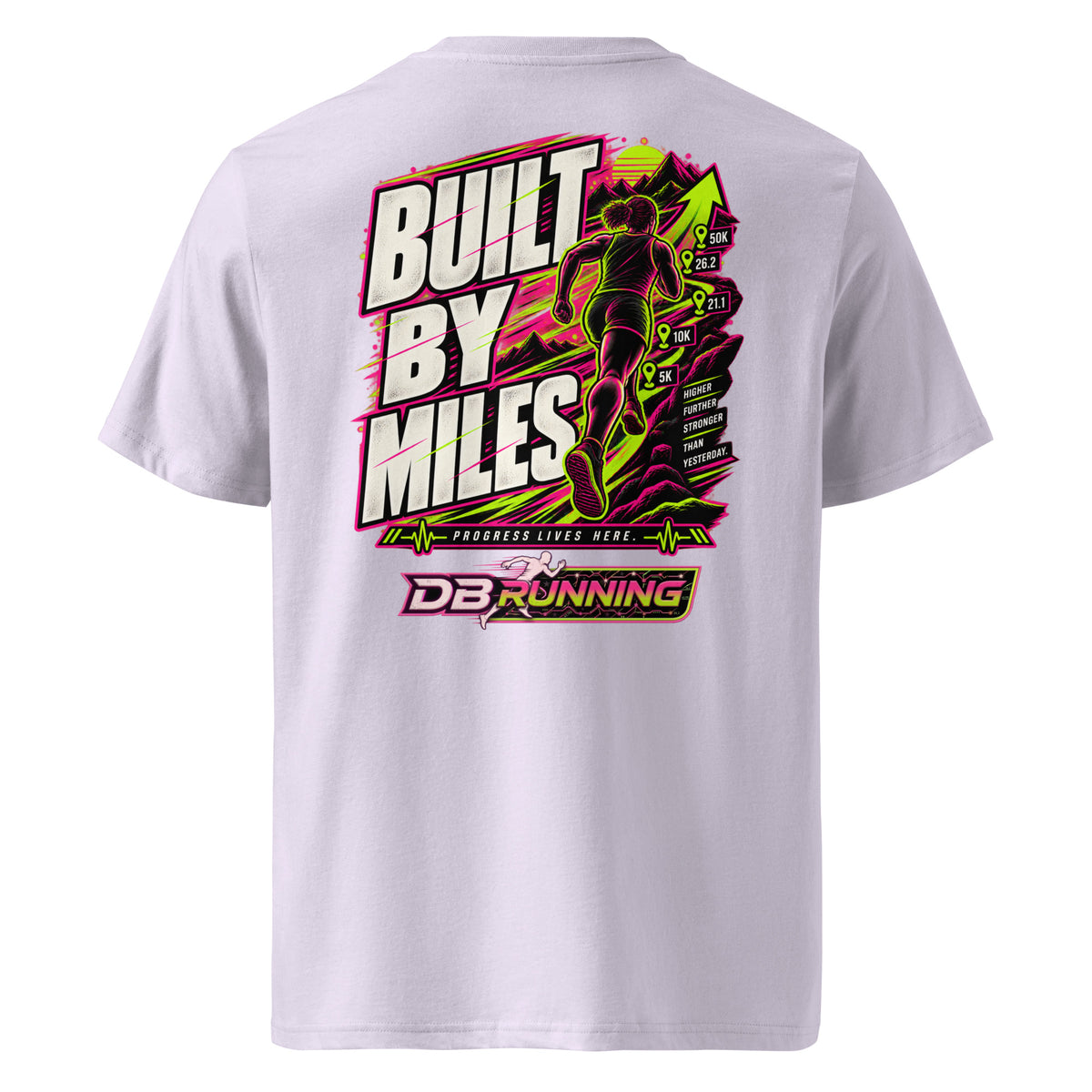 Built by Miles Female - T-Shirt - DB Running