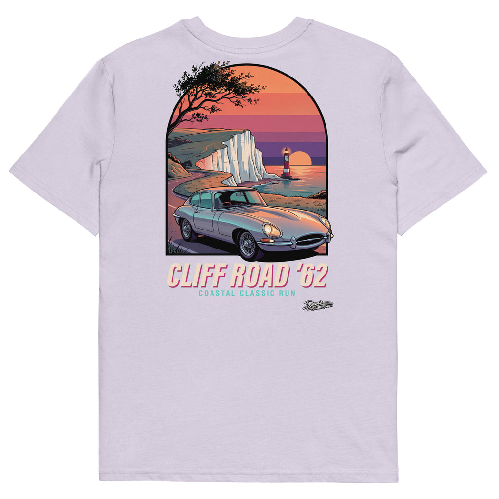 E Type Cliff Road T-Shirt - Dean's Classic Cars