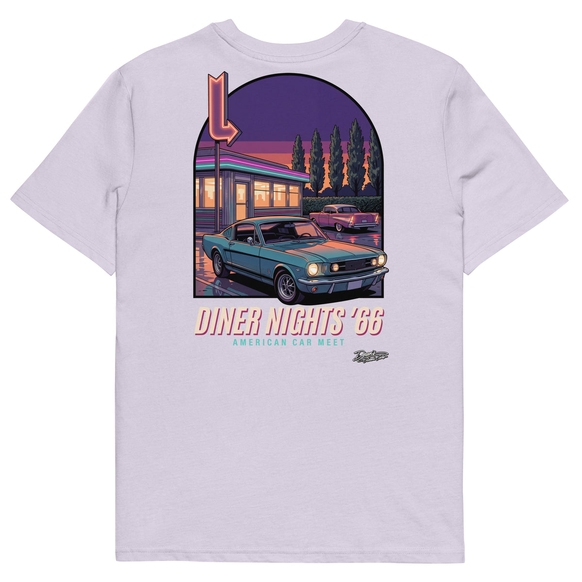 Mustang GT Diner Nights T-Shirt - Dean's Classic Cars
