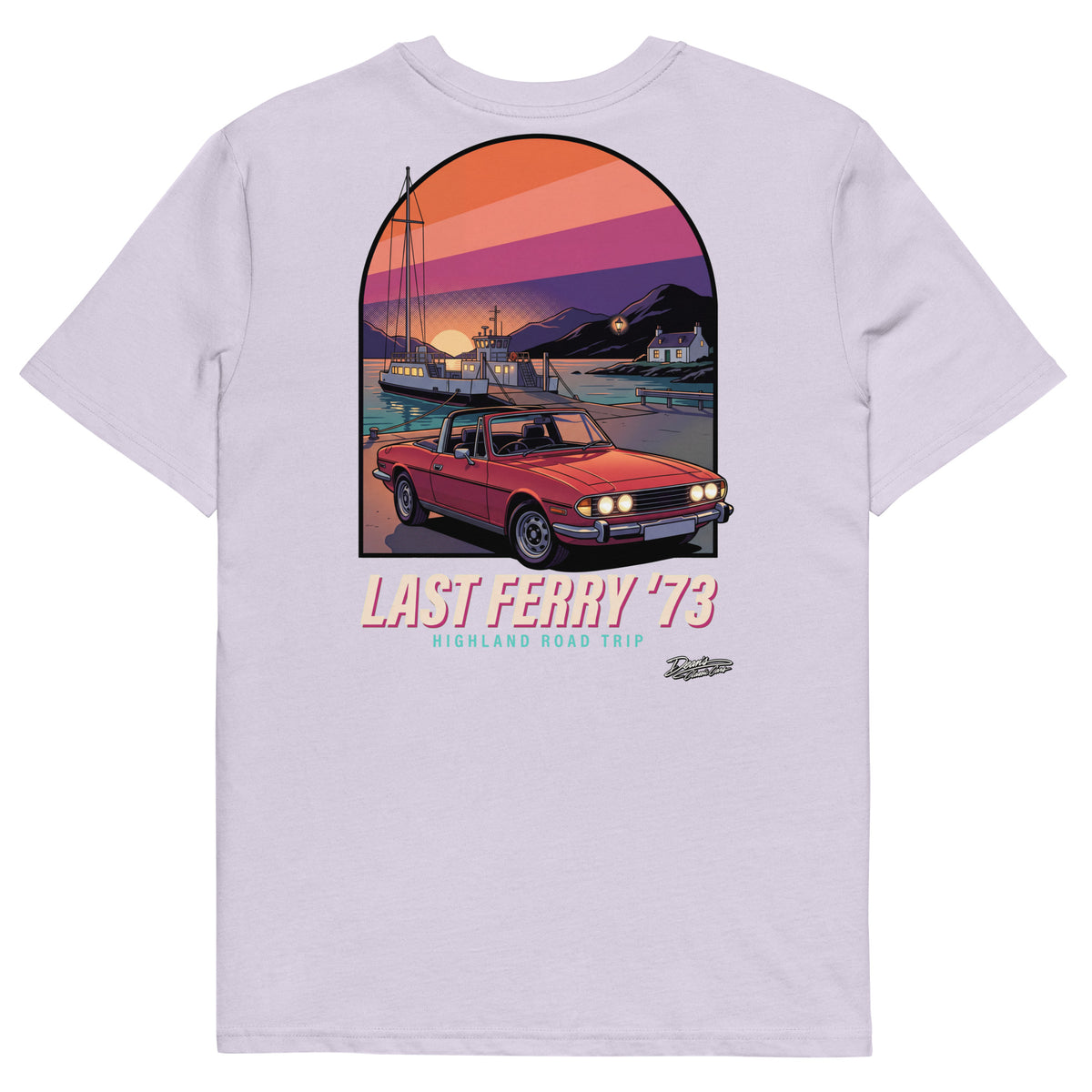 Stag Mk2 Last Ferry T-Shirt - Dean's Classic Cars