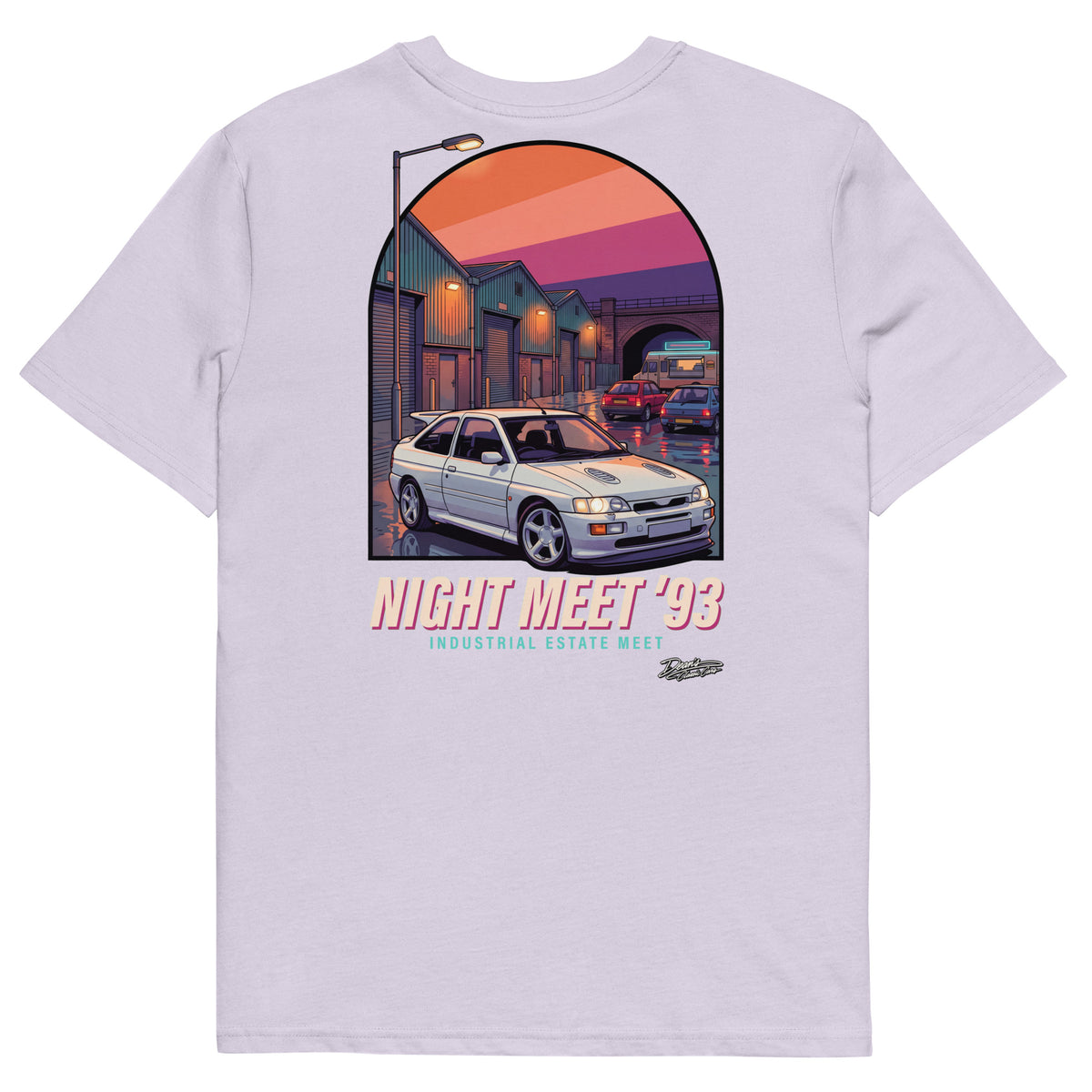 Escort Cosworth Night Meet T-Shirt - Dean's Classic Cars