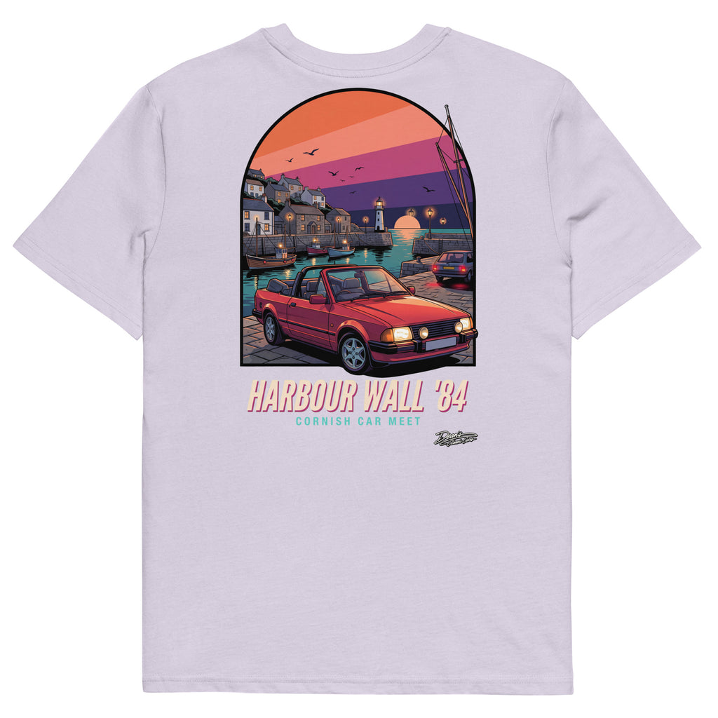 XR3i Cabriolet Harbour Wall T-Shirt - Dean's Classic Cars