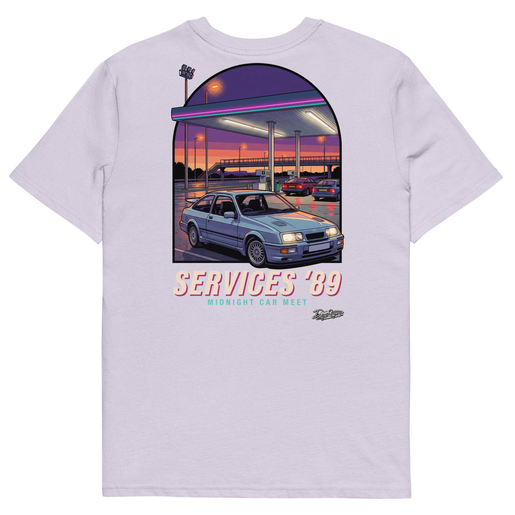 Sierra Cosworth Midnight Services T-Shirt - Dean's Classic Cars
