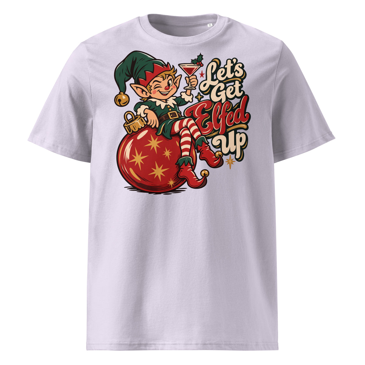 Let's Get Elfed Up Christmas T-Shirt (Pastels) - Ricki Robin