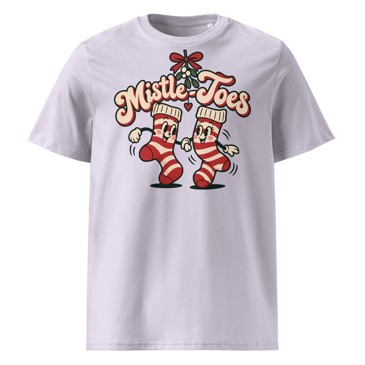 Mistle-Toes Christmas T-Shirt (Pastels) - Ricki Robin