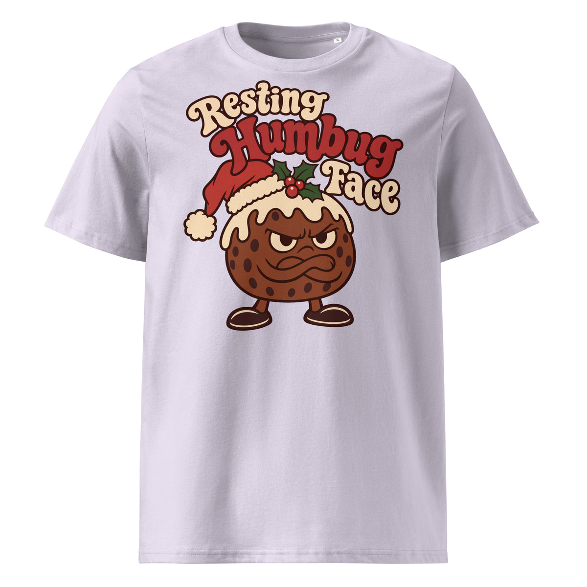 Resting Humbug Face Christmas T-Shirt (Pastels) - Ricki Robin