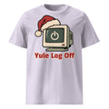 Yule Log Off Christmas T-Shirt (Pastels) - Ricki Robin