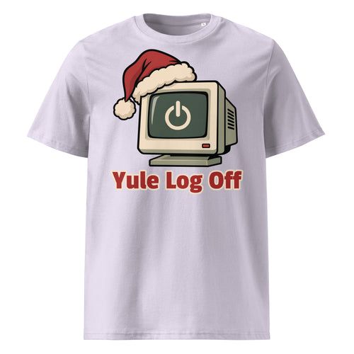 Yule Log Off Christmas T-Shirt (Pastels) - Ricki Robin