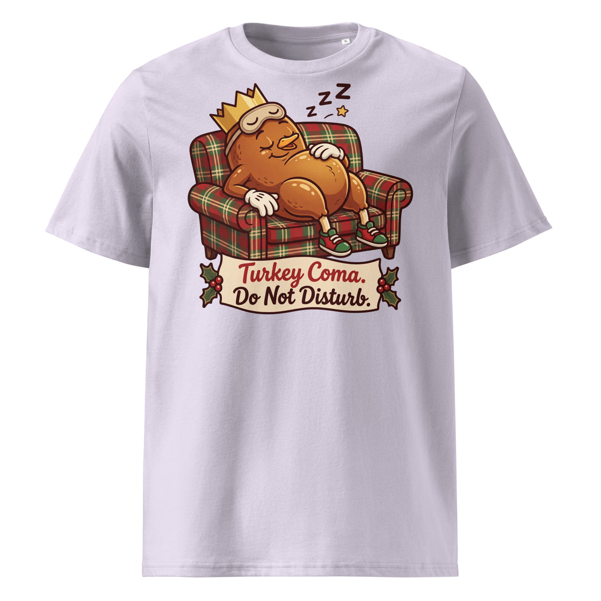 Turkey Coma. Do Not Disturb. Christmas T-Shirt (Pastels) - Ricki Robin