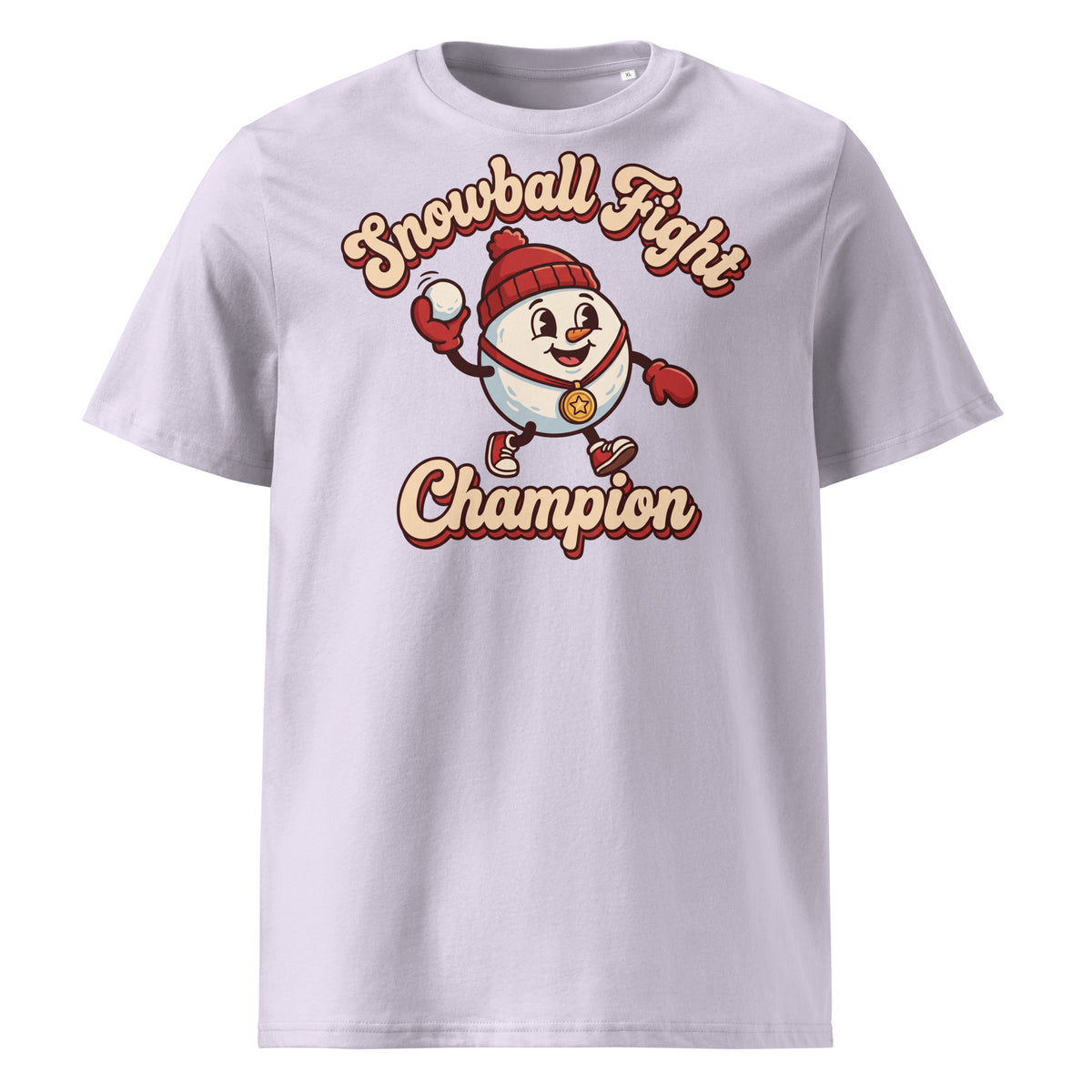 Snowball Fight Champion Christmas T-Shirt (Pastels) - Ricki Robin