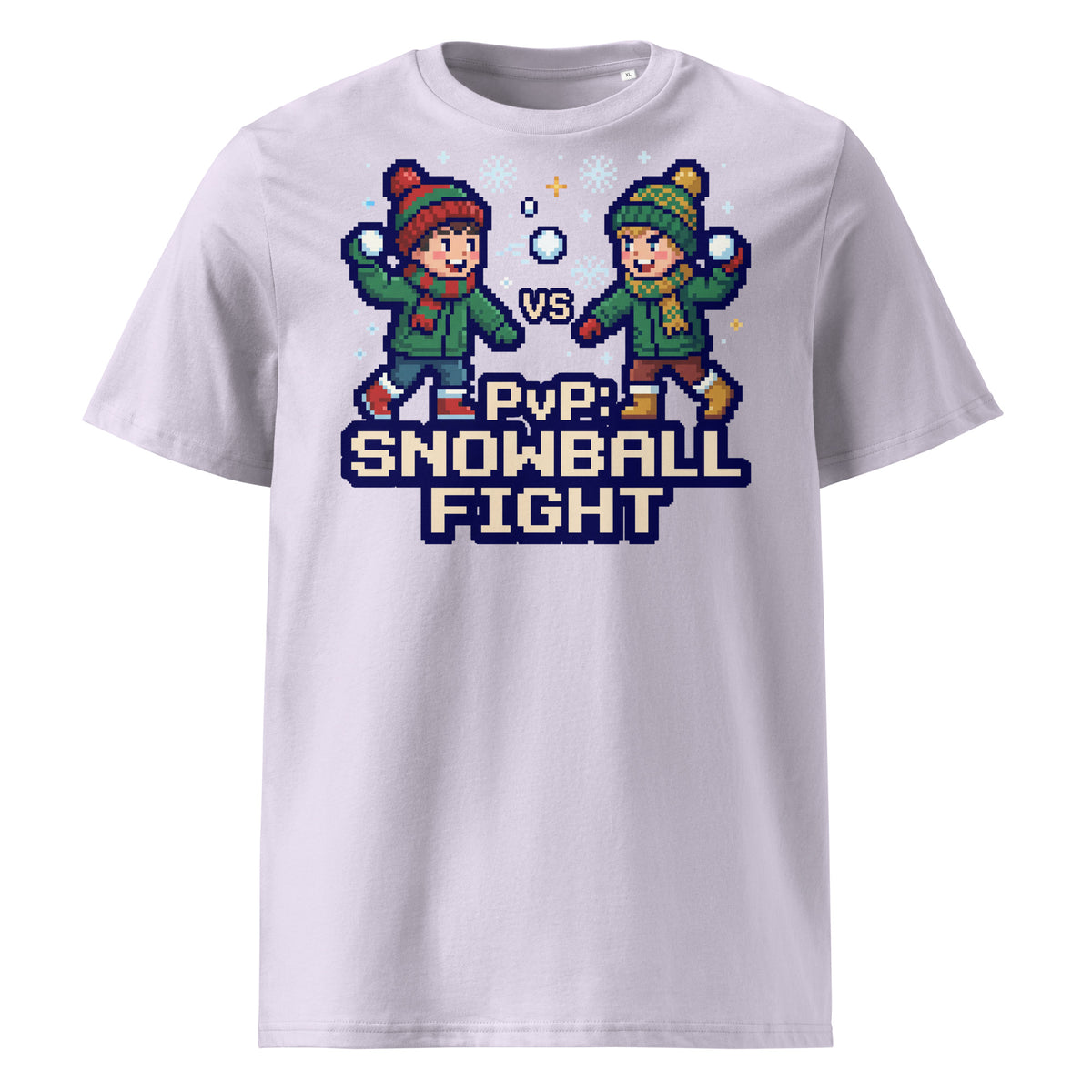PvP: Snowball Fight Christmas T-Shirt (Pastels) - Ricki Robin