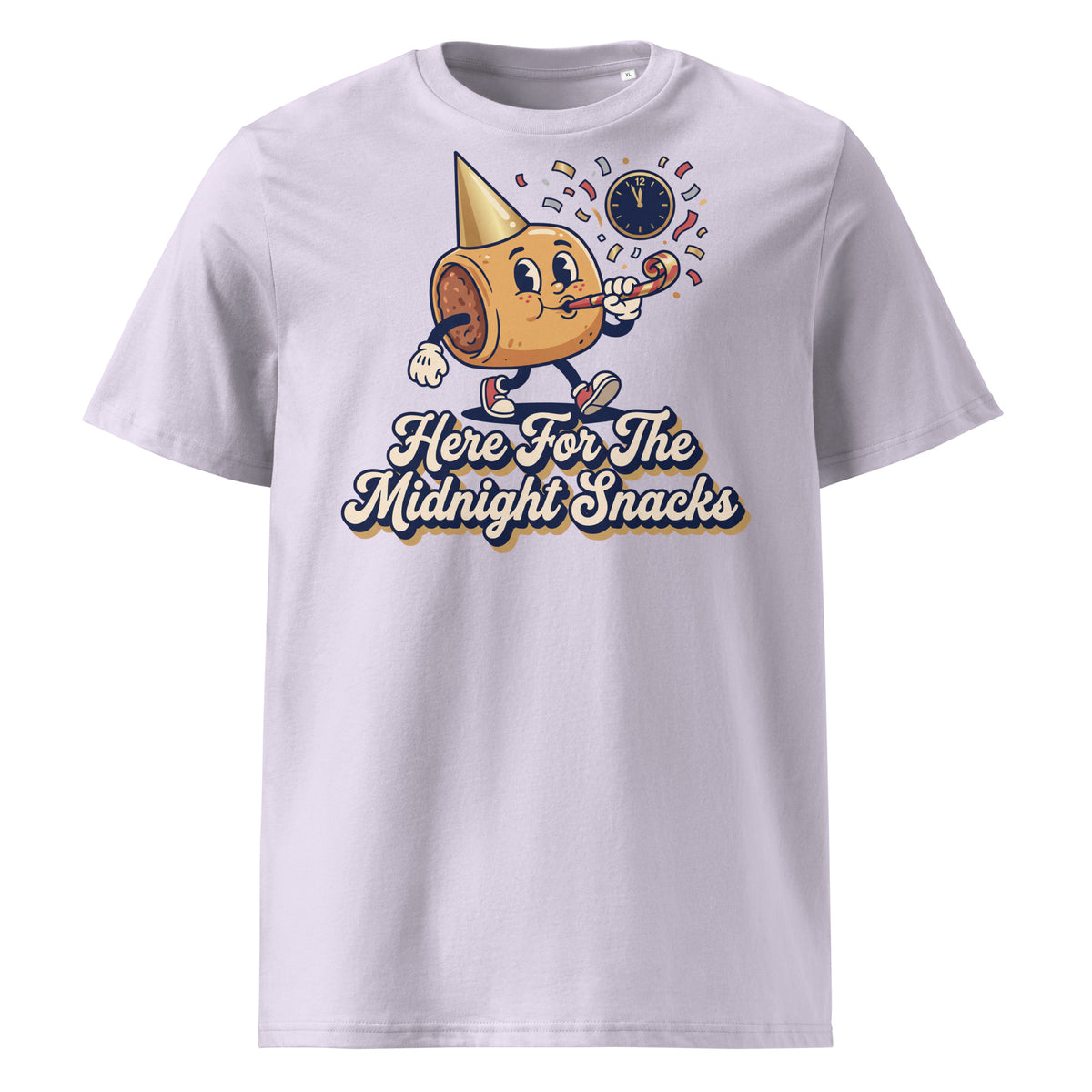 Here For The Midnight Snacks New Year T-Shirt (Pastels) - Ricki Robin