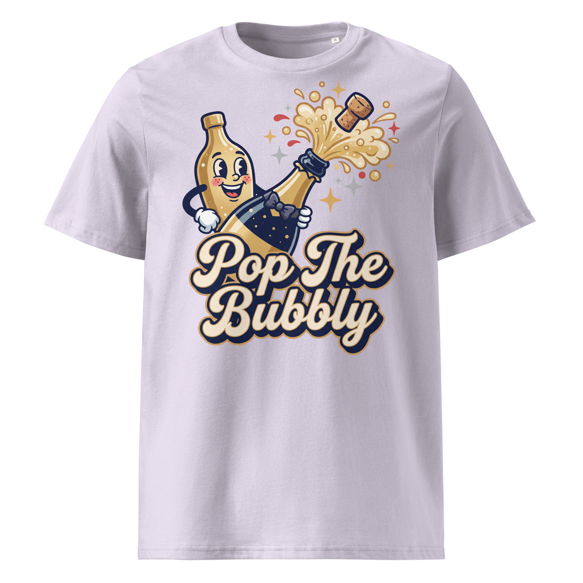 Pop The Bubbly New Year T-Shirt (Pastels) - Ricki Robin