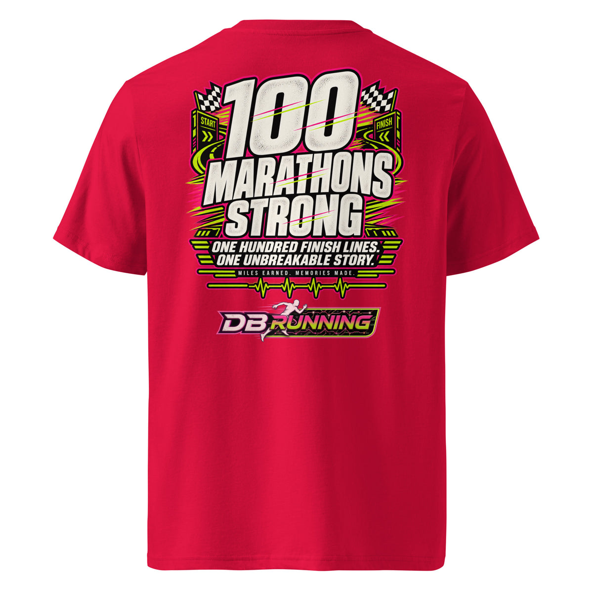 100 Marathons Strong - T-Shirt - DB Running