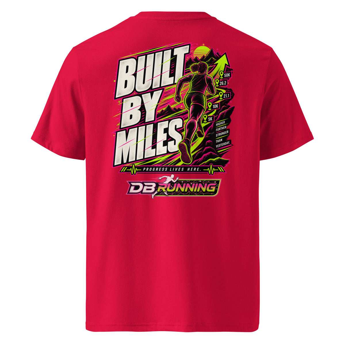 Built by Miles Female - T-Shirt - DB Running
