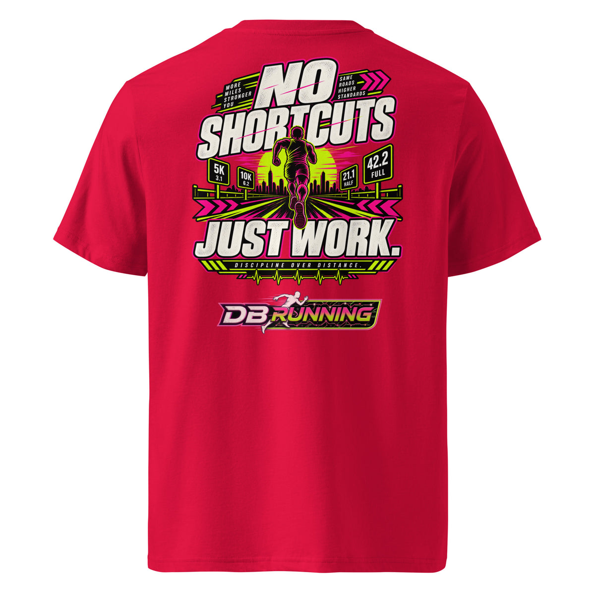No Shortcuts Male - T-Shirt - DB Running