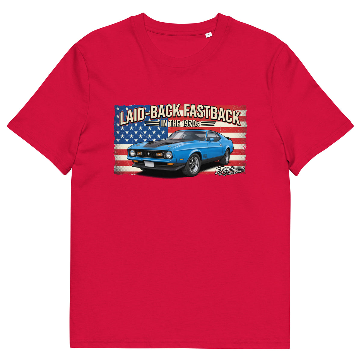 Mach 1 Grabber Blue T-Shirt - Dean's Classic Cars