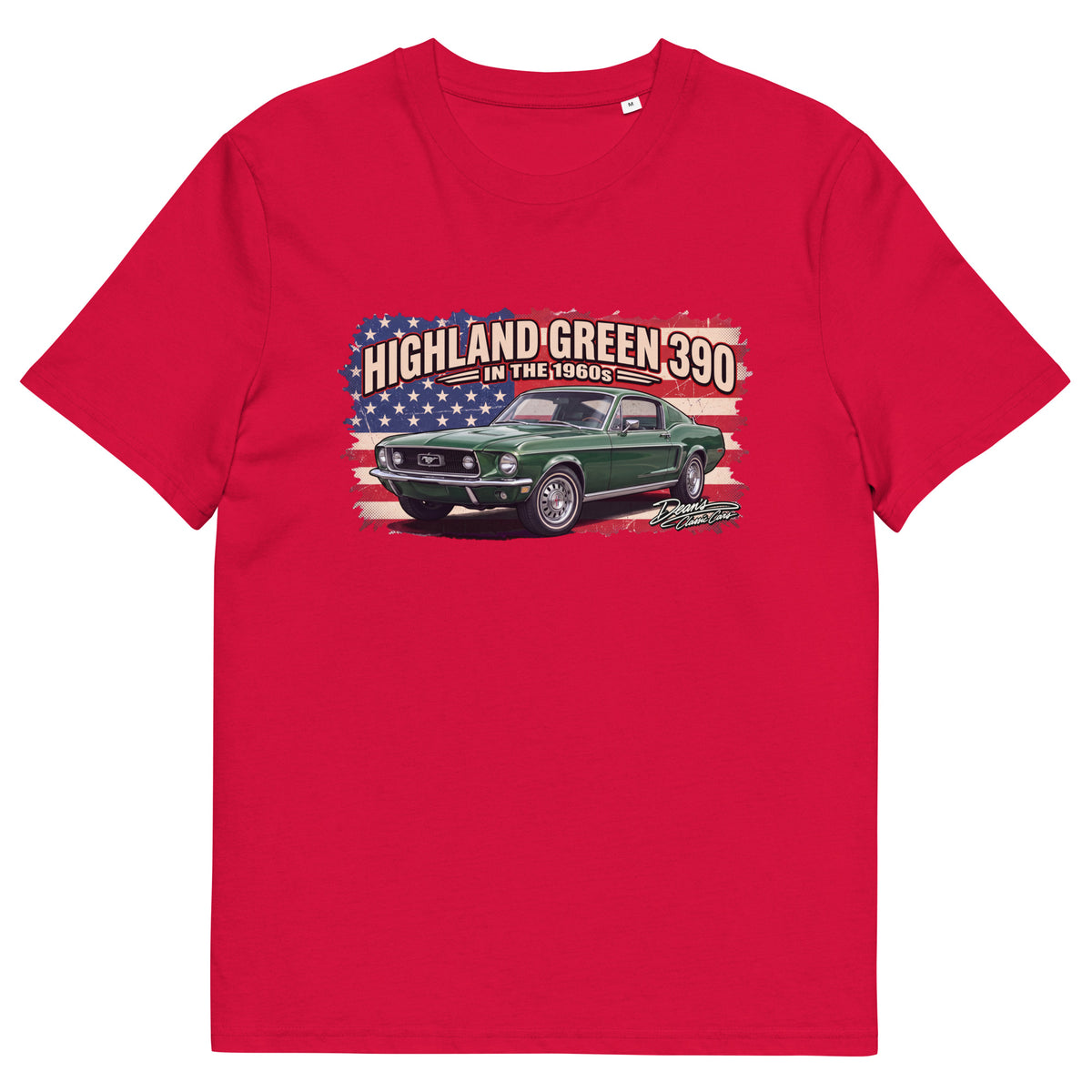 Mustang GT Highland Green T-Shirt - Dean's Classic Cars