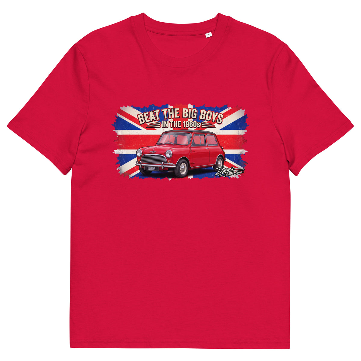 Cooper S Tartan Red T-Shirt - Dean's Classic Cars
