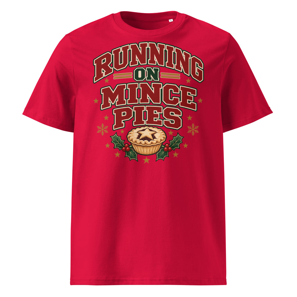 Running on Mince Pies Christmas T-Shirt - DB Running