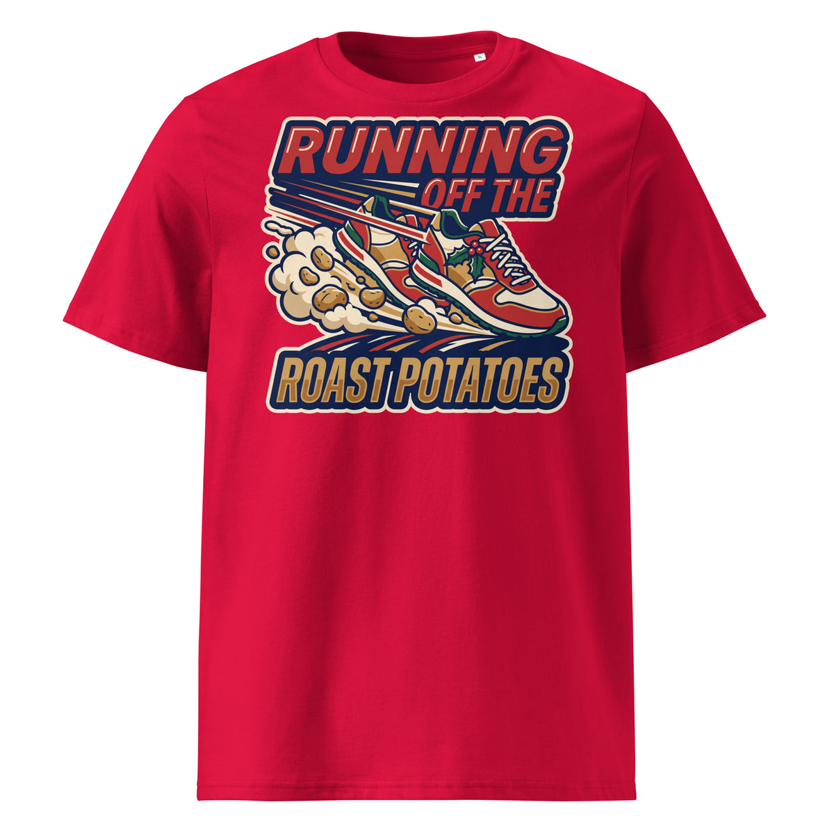 Running Off The Roast Potatoes Christmas T-Shirt - Ricki Robin