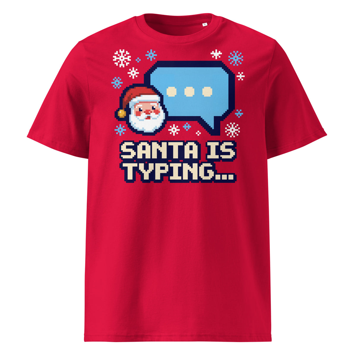 Santa Is Typing... Christmas T-Shirt - Ricki Robin