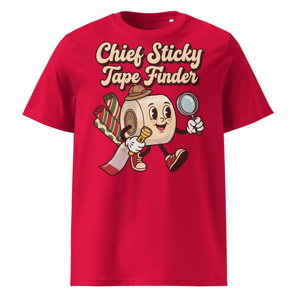 Chief Sticky Tape Finder Christmas T-Shirt - Ricki Robin