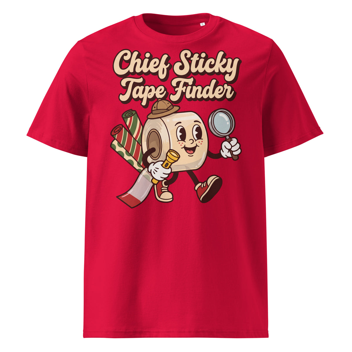 Chief Sticky Tape Finder Christmas T-Shirt - Ricki Robin