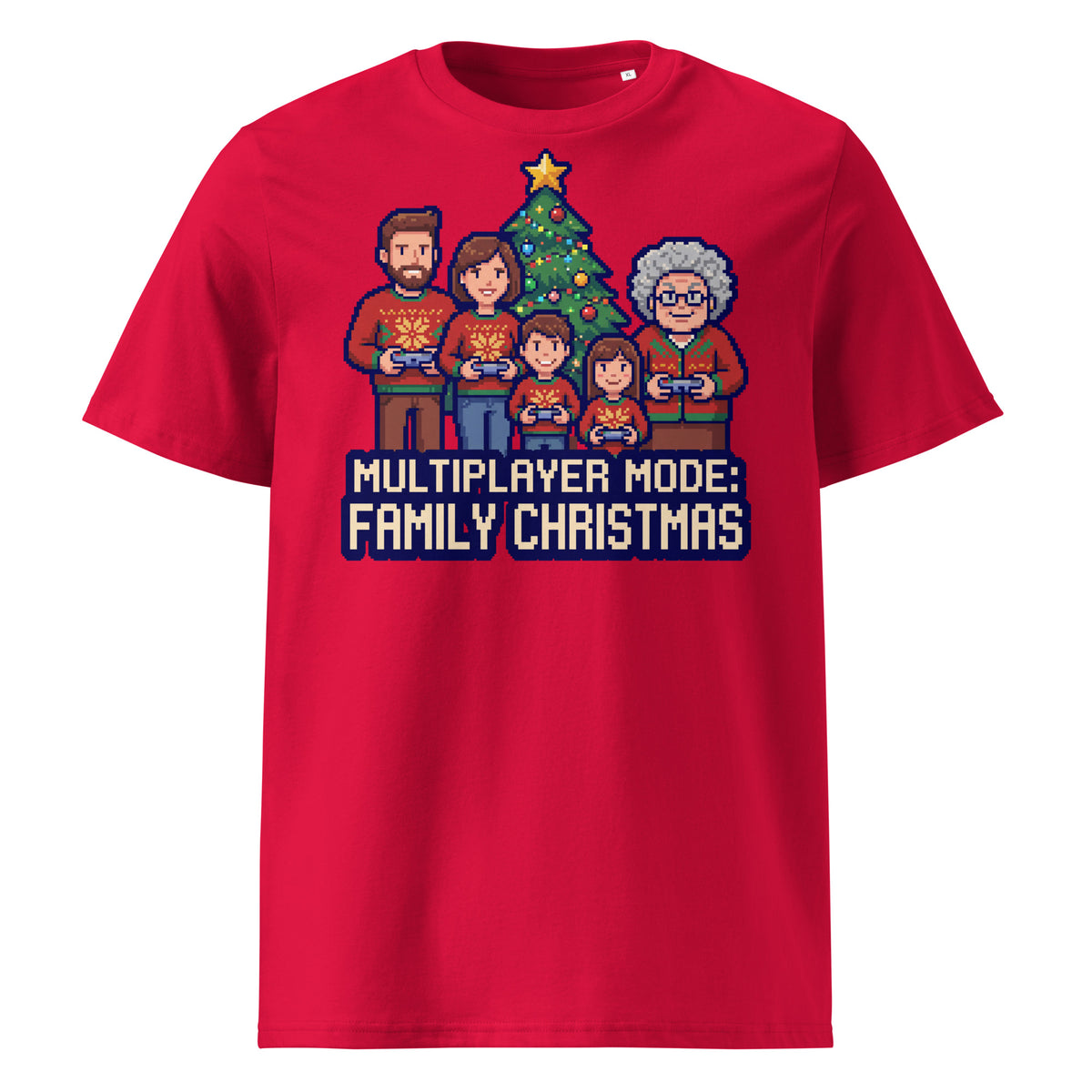 Multiplayer Mode: Family Christmas T-Shirt - Ricki Robin