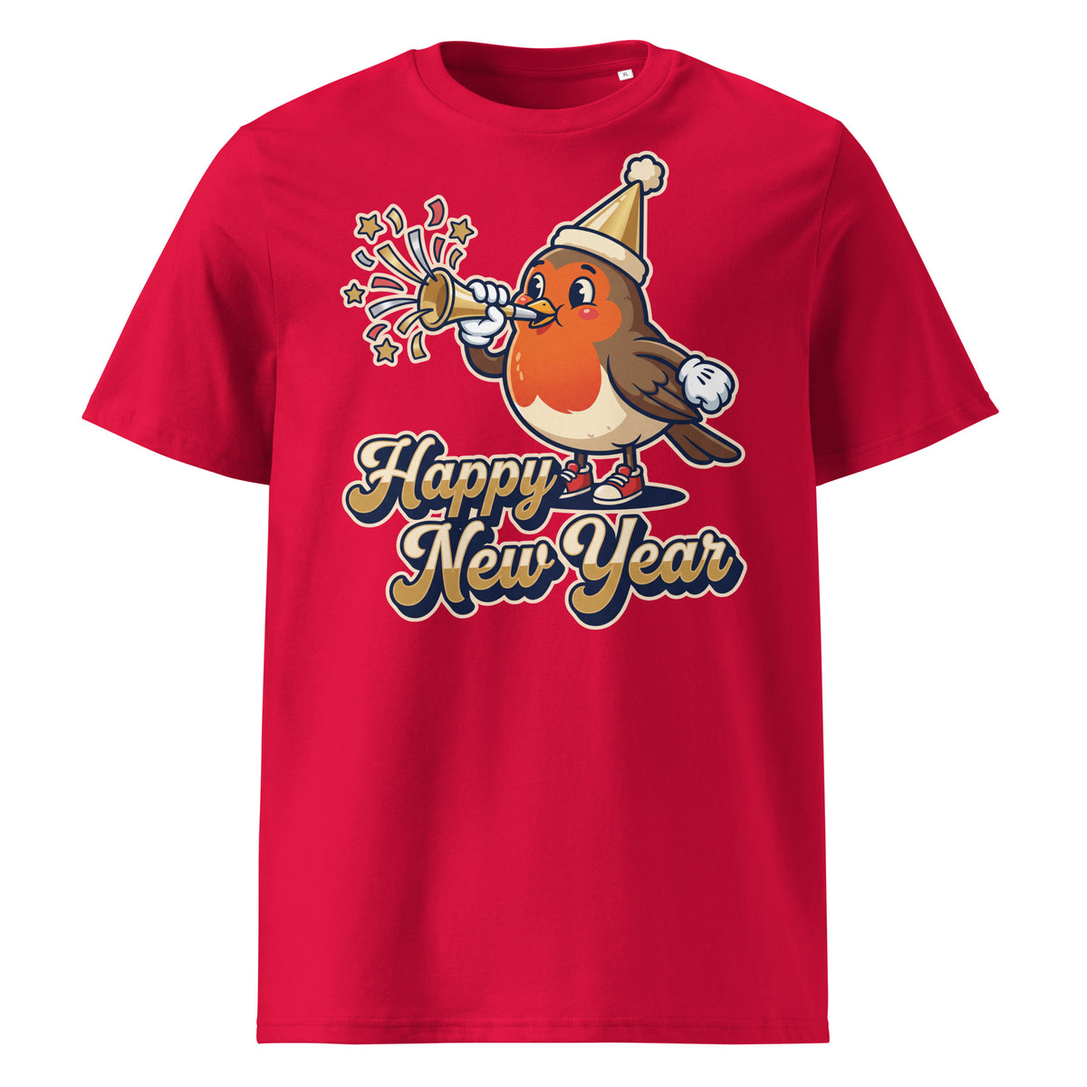Happy New Year Robin T-Shirt - Ricki Robin