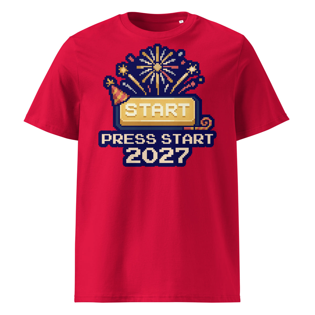 Press Start 2027 New Year T-Shirt - Ricki Robin