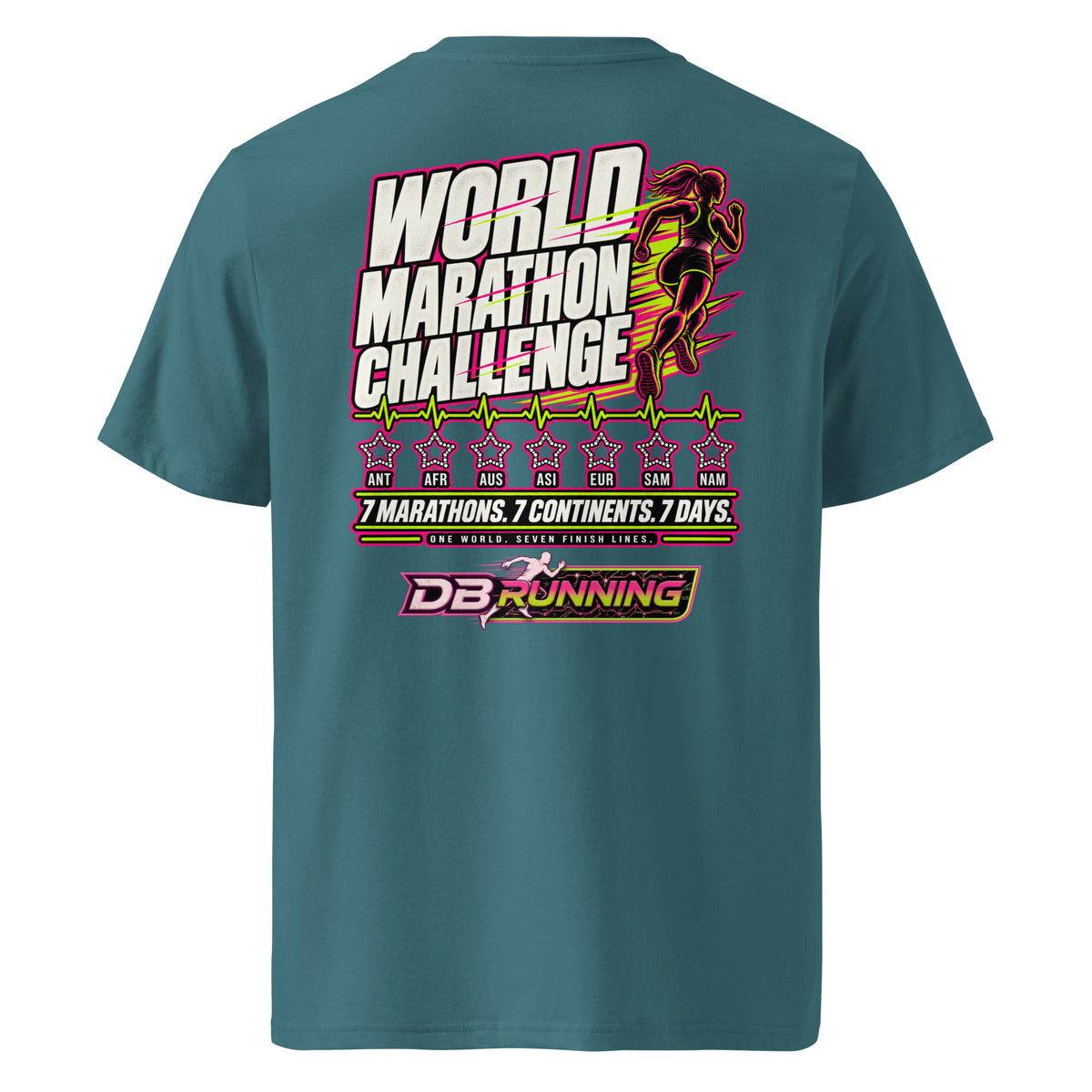 World Marathon Challenge Female - T-Shirt - DB Running