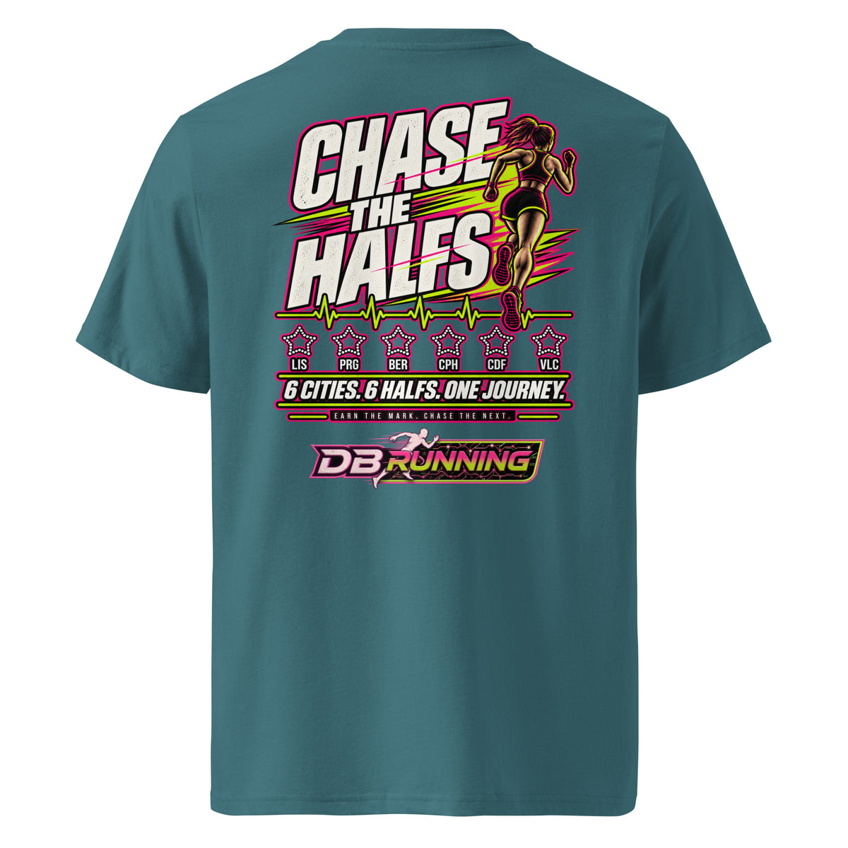 Chase the Halfs Female - T-Shirt - DB Running