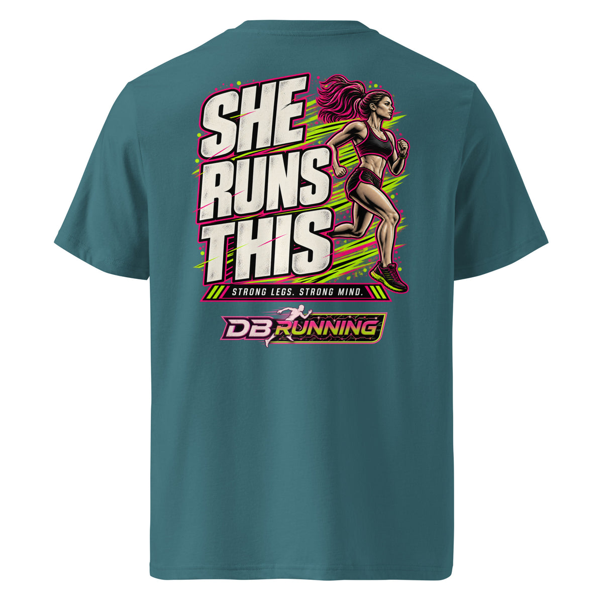 She Runs This - T-Shirt - DB Running