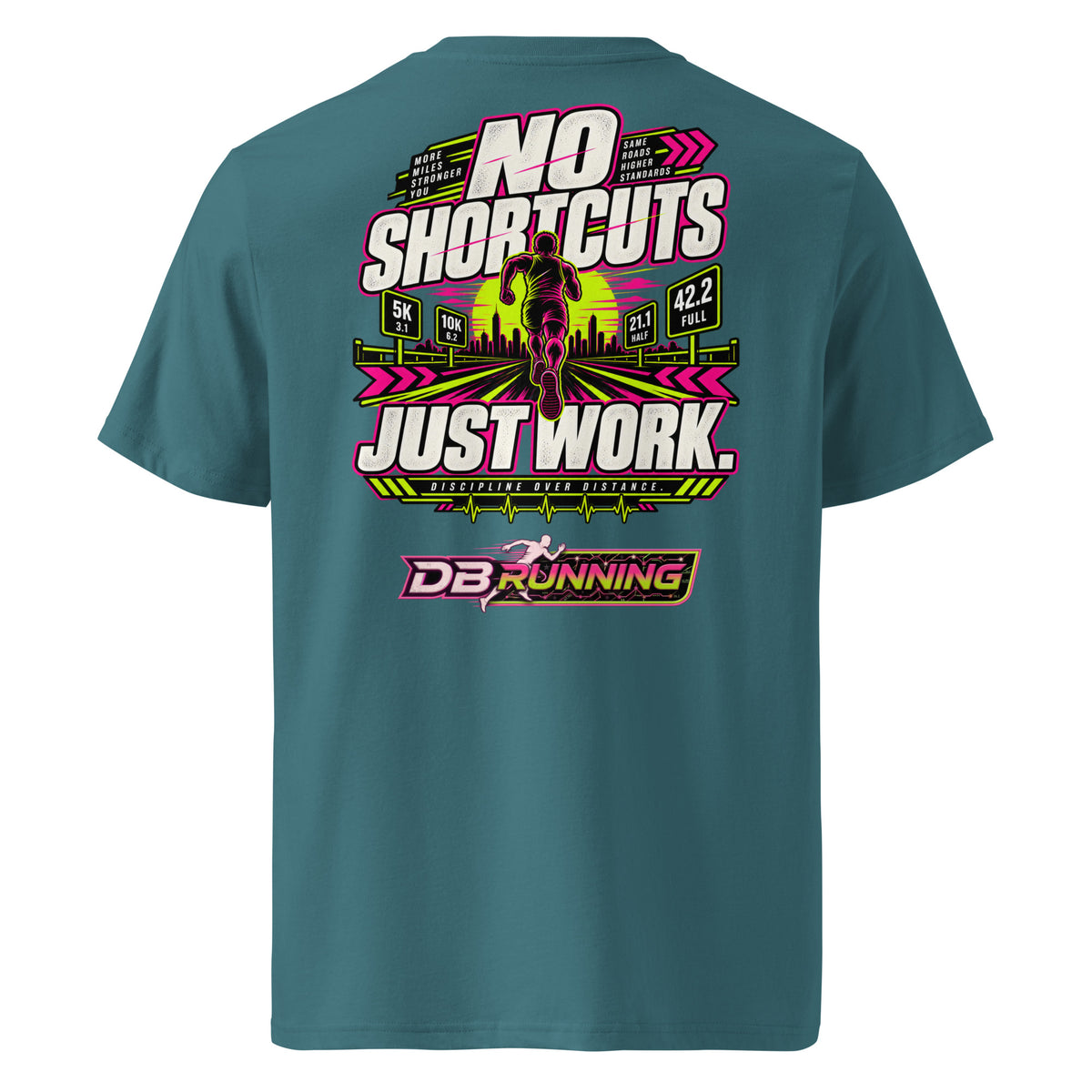 No Shortcuts Male - T-Shirt - DB Running