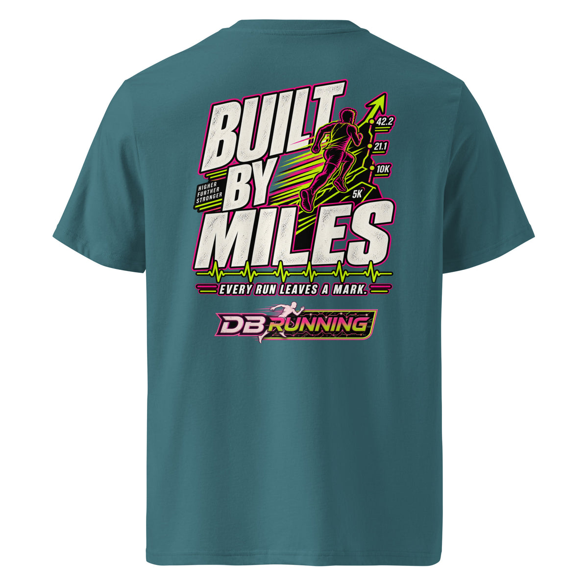 Built by Miles Male - T-Shirt - DB Running