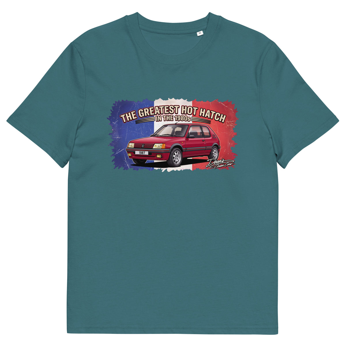 205 GTI Cherry Red T-Shirt - Dean's Classic Cars