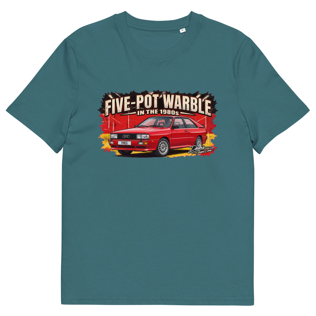 Quattro Coupe Tornado Red T-Shirt - Dean's Classic Cars