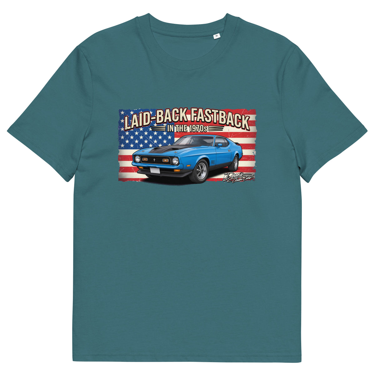 Mach 1 Grabber Blue T-Shirt - Dean's Classic Cars