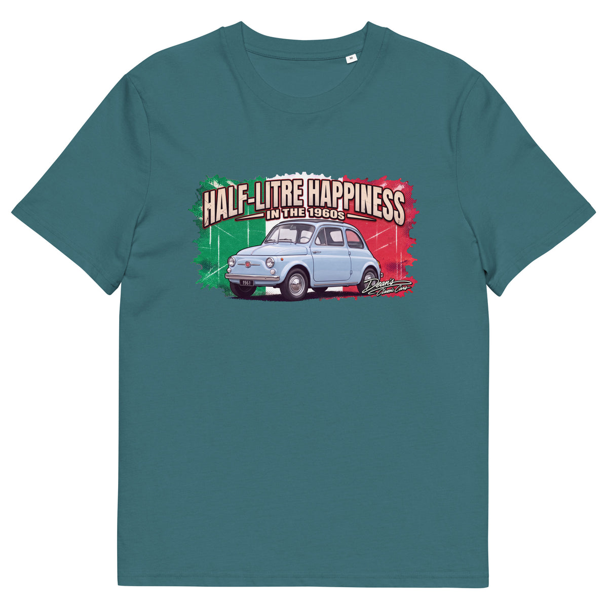 500 D Celestial Blue T-Shirt - Dean's Classic Cars